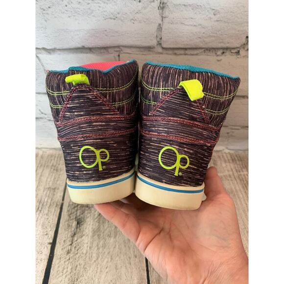 OP OCEAN PACIFIC Unisex Kids Multicolor High Top Sneakers / Size: 2 - Picture 8 of 9